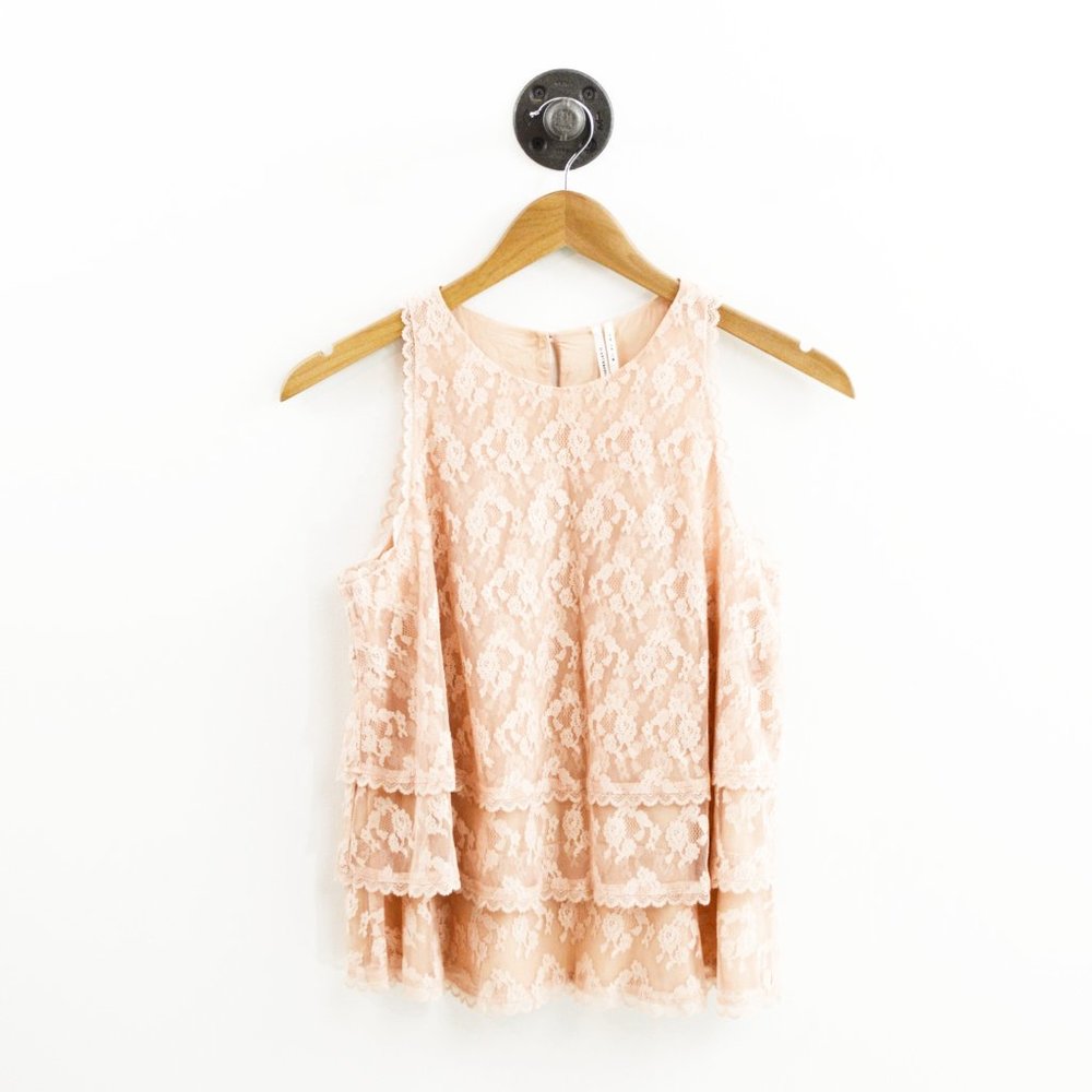 Anthropologie Lace Layers Top #194-36